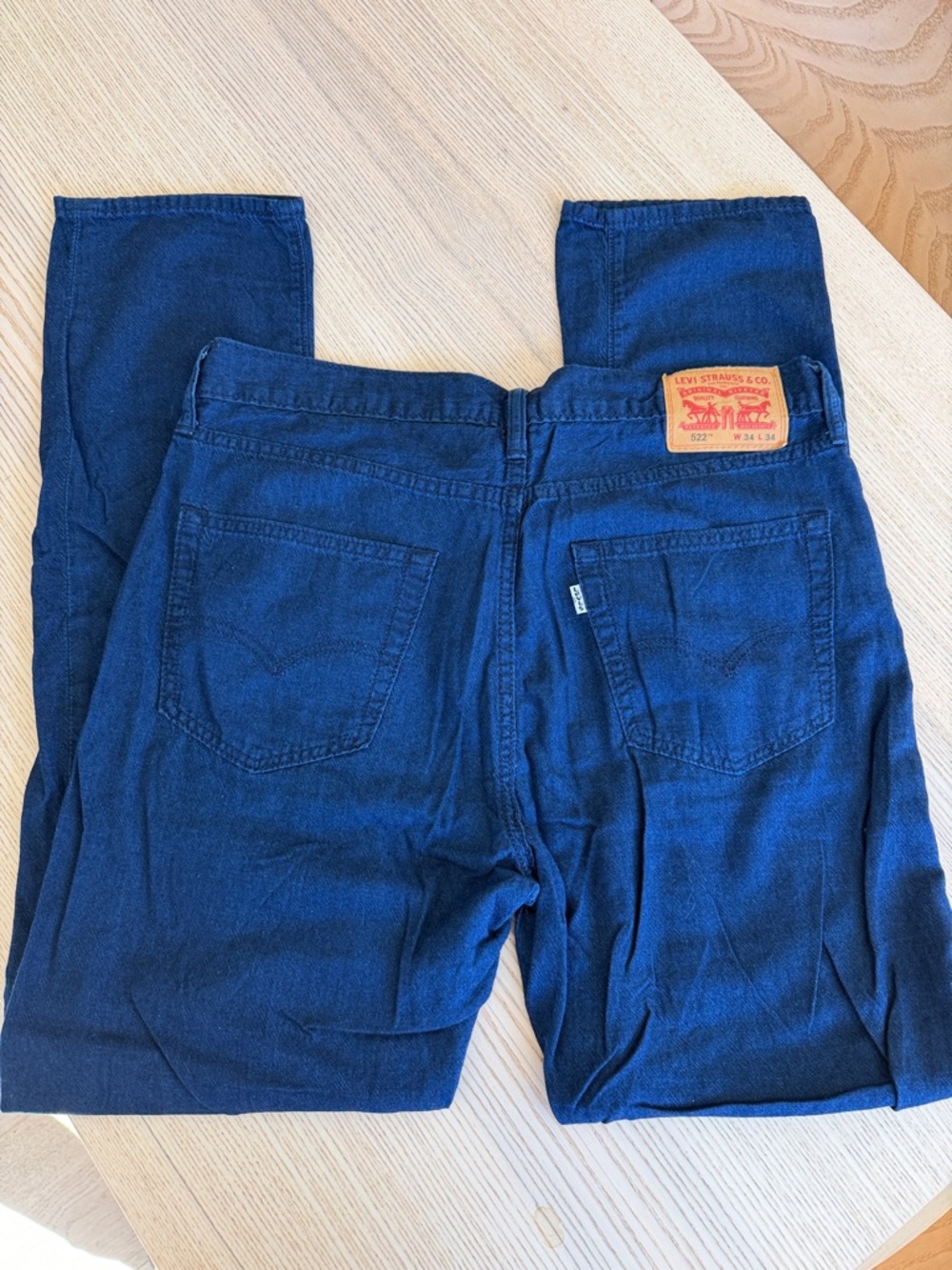 Levi's Men's Navy Blue Slim Straight Jeans